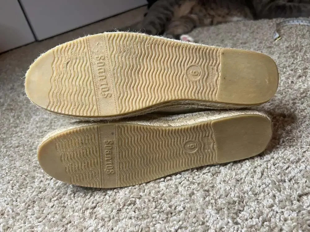 Jason Polan for Soludos Embroidered Eye Espadrilles Size 6